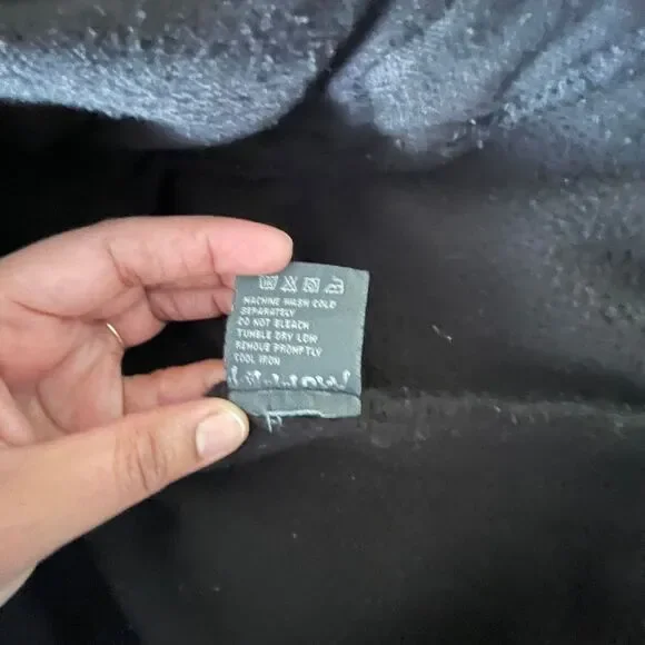 New Balance Men's Black Sherpa Fleece Funnel Neck Full-Zip Jacket coat Size L - Picture 7 of 12